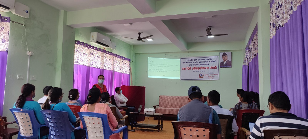 बेदकोट नगरपालिकामा चैत २५ देखि टाइफाइडको खोप अभियान