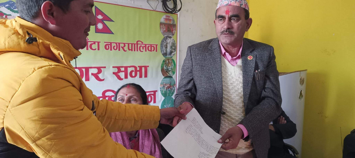 शुक्लाफाँटा नगरपालिका–८ का वडा अध्यक्षले दिए राजिनामा