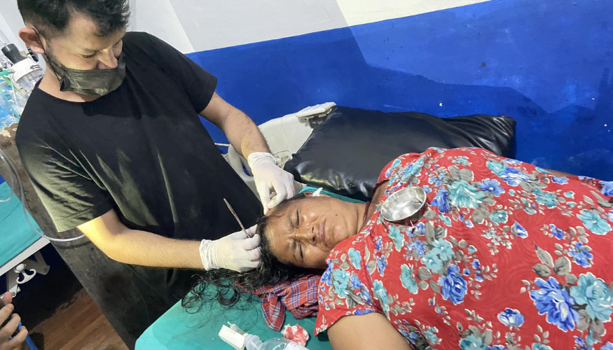 कञ्चनपुरमा बाघको आक्रमणबाट एक महिला घाइते