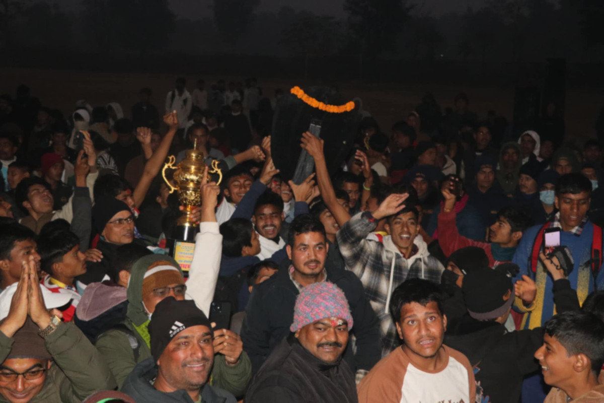 १५ औँ नगर स्तरीय राष्ट्रपति रनिङ शिल्डको उपाधि बैजनाथ माविलाई